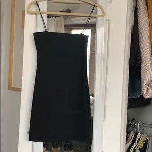 Black BodyCon  Spagetti Strap Mini Dress